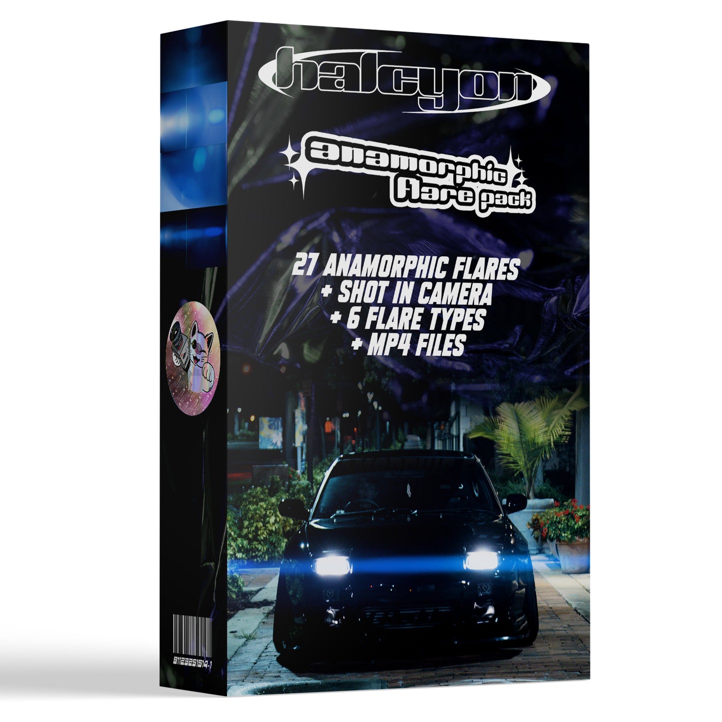4K Anamorphic Flare Pack - Footage overlays - video editing overlays