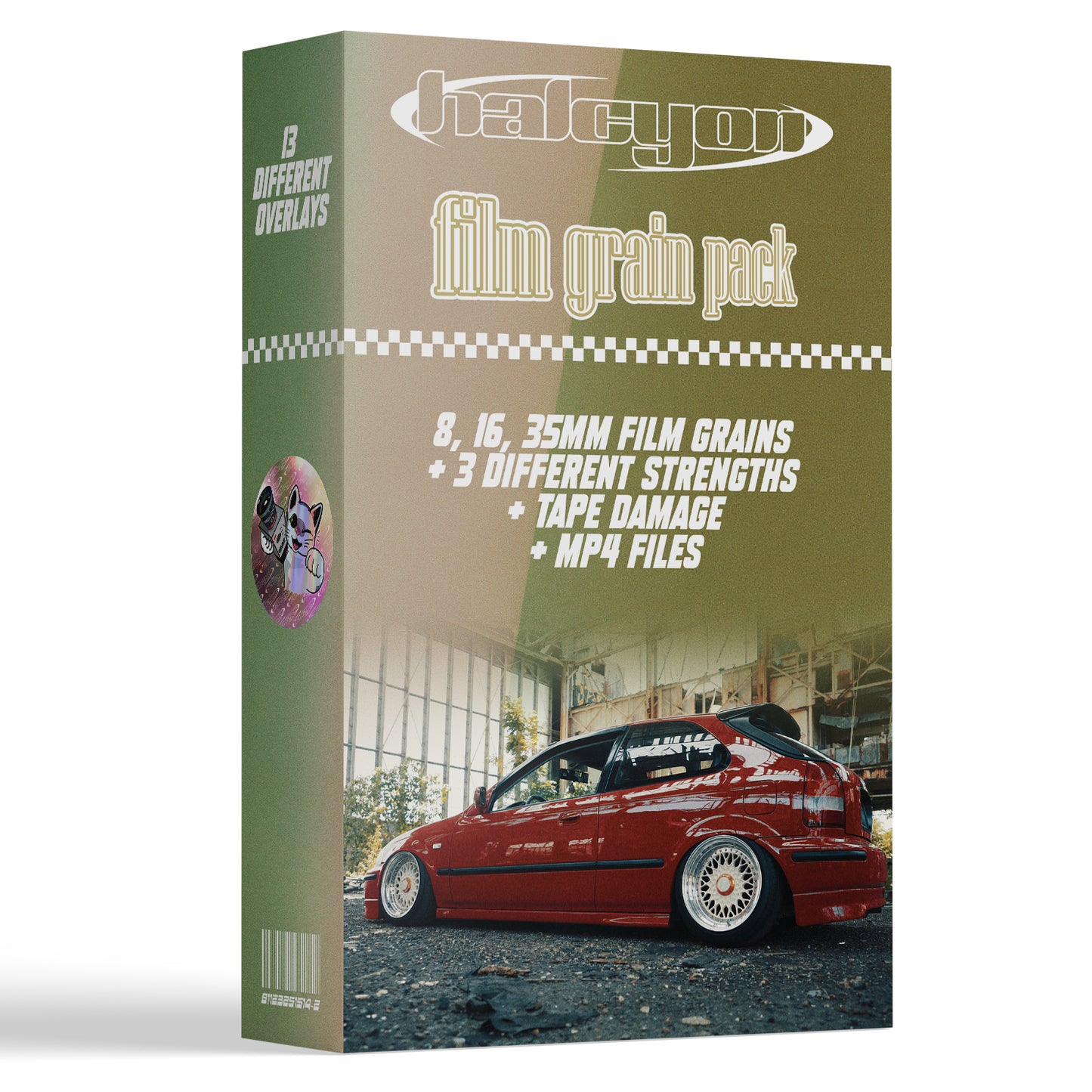 Film Grain - 35mm grain for video - Footage overlays - video editing overlays