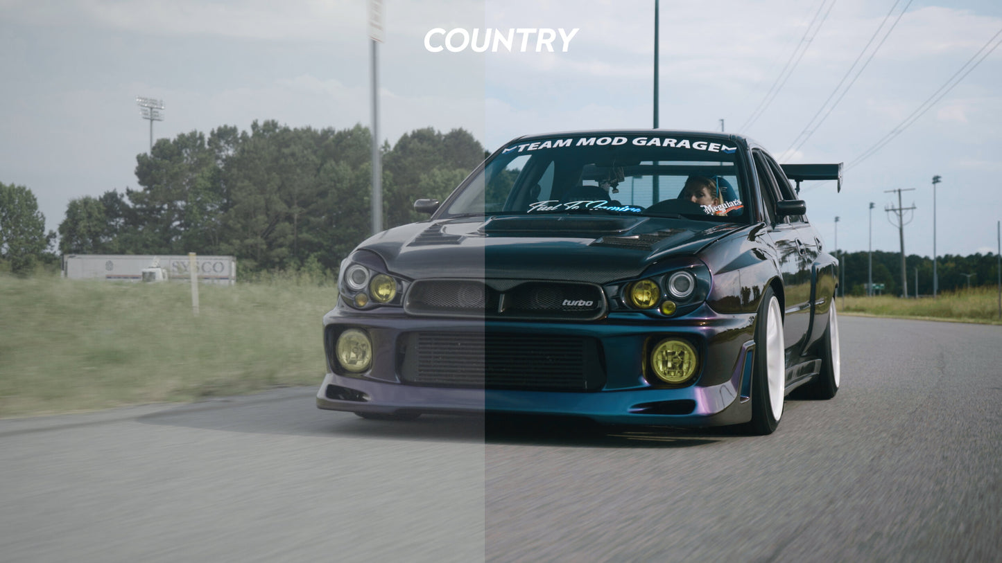 Halcyon Visual Tools V3 - LUTs for automotive photography & videography - filmmaking luts - cinematic luts